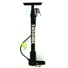 TASONIC 軽量プラスチック・タンク付エアーポンプ 英式・米式バルブ対応 ボール・ウキワアダプター付 #00080