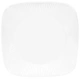 Corelle Square 10-1/4-Inch Dinner Plate, Scandia White