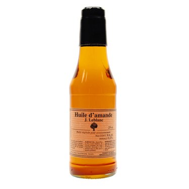 Jean LeBlanc French Almond Oil Stone Mill cold pressed 16 fl oz by J. LeBlanc