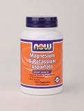 NOW Foods Magnesium & Potassium Aspartate Caps, 120 ct (Pack of 3)