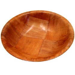 6 Wood Salad Bowl, Case Of 12 (06-0502) Category: Buffet and Serving Bowls and Shells by MISC IMPORTS
