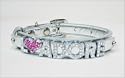 Personalized Pet Collar - Metallic Silver