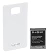 Samsung Batteria supplementare e coperchio per Galaxy S II - Bianco