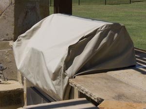 Built-In Grill Cover : 54 x 33 x 18 Khaki