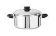 Kinetic Kitchen Basics 18/10 Stainless Steel 5-1/2-Quart Covered Dutch Oven