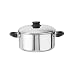 Kinetic Kitchen Basics 18/10 Stainless Steel 5-1/2-Quart Covered Dutch Oven