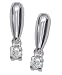 .14CT Round Diamond Dangle Earrings