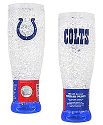 Indianapolis Colts Crystal Pilsner Glass - Football Sports Merchandise