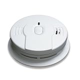 Kidde 0910 10-Year Sealed Lithium Battery-Operated Smoke Alarm with Memory and Smart Hush