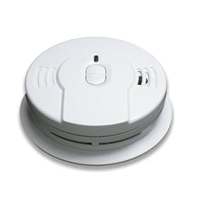 Kidde 0910 10-Year Sealed Lithium Battery-Operated Smoke Alarm with Memory and Smart Hush