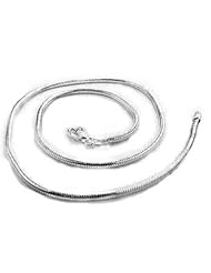 Heavy 3mm Sterling Silver 16" Inch Snake Chain Necklace