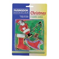 Faringdon Set of 4 Christmas Cookie Cutters