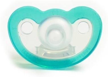 JollyPop Pacifiers PREEMIE Size FOR PREMATURE OR SMALL FULL TERM BABY'S Teal Natural Scent by Sandbox Medical LLC