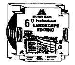 Master Mark Plastics Master Gardener Black Deep Edge Landscape Edging - 6" x 20' #22620