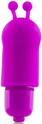 2.75" Purple 3 Speed + Pulse, Waterproof, Wireless Vibrating Bullet with 100% Silicone, Uniquely Shaped, Removable Sleeve