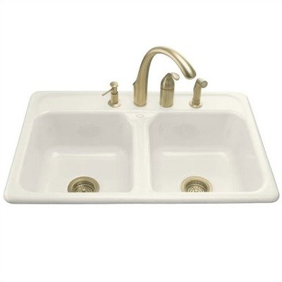 Delafield Self-Rimming Kitchen Sink Holes: 4