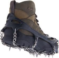 Kahtoola MICROspikes (Noir Moyenne 40-43) crampons randonnées chaussure anti glisse