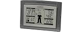 Wireless Atomic Weather Station with Oscar Outlook (Silver) (4.25H x 6W x 1.75D)