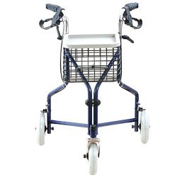 3-Wheel Rollator with Basket