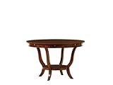 Stanley Furniture Hudson Street Round Casual Dining Table in Warm Cocoa Fin ....