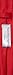 Vesuvio Napoli Narrow NeckTie Extra Skinny RED Color Men's Thin 1.5