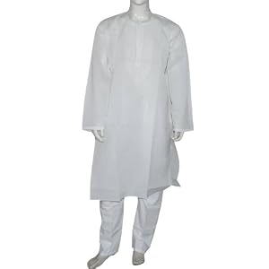 Buy 100 Percent Cotton Pajamas Kurta for Men Chest :44 by ShalinCraft