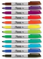 Permanent Marker, Fine Point, Sky Blue, Sold as 1 Each