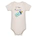 Knit Baby Infant Bodysuit Onesie - 5.8oz.100% Organic Cotton Jersey Knit - 3 snap bottom - natural color I like formula