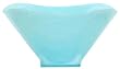 Colorful Art Glass Aqua Blue Large Square Bowl 11 1/2"D, 5 1/2"H