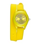 Light Time Reloj Silicona Amarillo