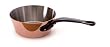 Mauviel Copper 7-7/8-Inch Splayed Saute Pan, Cast-Iron Handle