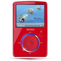SanDisk Sansa Fuze 4 GB Video MP3 Player (Red)