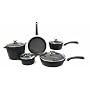 Berndes 9 Piece SignoCast Cast Aluminum Cookware Set