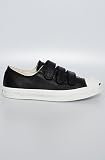 Converse The Jack Purcell Velcro Lo in Black Leather,Sneakers for Women