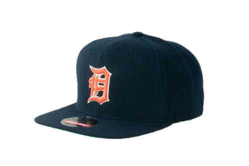 MLB Men's Detroit Tigers Cooperstown 400 Snapback Cap (Navy, Adjustable)
