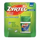 ZYRTEC Allergy 10 mg Tablet (45 tablets)