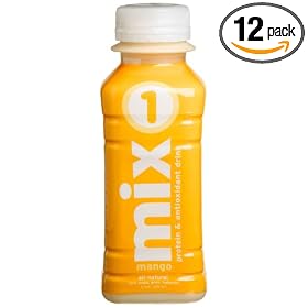 mix 1 Protein & Antioxidant Drink, Mango, 11-Ounce Bottles (Pack of 12)