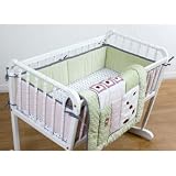 Lady Bug 3-Piece Baby Cradle Bedding Set