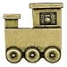 Dalka Design 1-5/16in. Train Wagon Cabinet Knob (Antique Brass)
