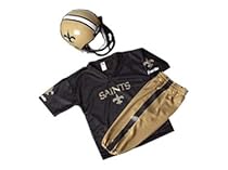 New Orleans St.s Youth NFL Team Helmet and Uniform Set