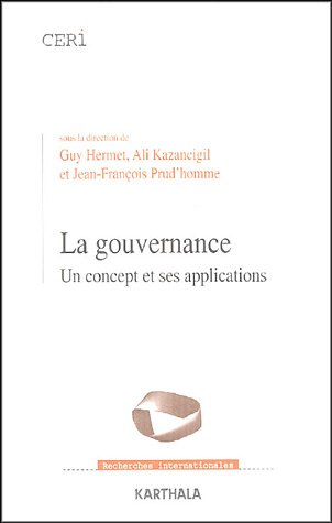 La gouvernance : Un concept et ses applications