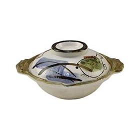 7 1 2 Japanese Earthen Casserole Pot by Khafuh Japan
