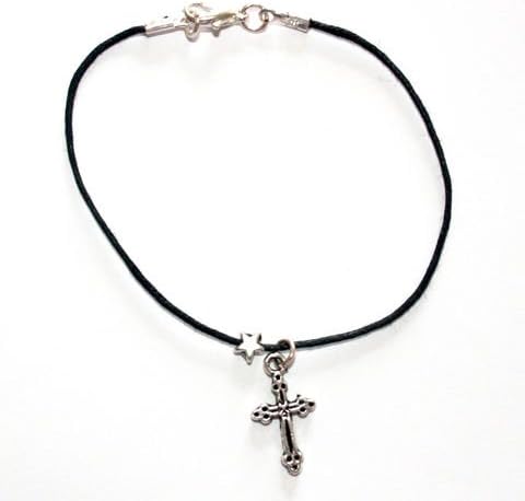 Sour Cherry Wish Upon a Star Friendship Cross Bracelet (20cm Long)