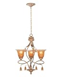 Sorrento 3 Light Chandelier Weathered G