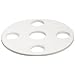 Expanded PTFE Flange Gasket, Full Face, White, Fits Class 300 Flange