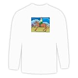 Long Sleeve T-shirt with man, Europe, horse, Italy, equine, riding
