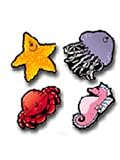COLORFUL CUT-OUTS OCEAN ANIMALS 36/PK ASSORTED DESIGNS
