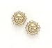 14k Yellow Childrens Sun Screw-Back Earrings