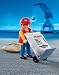 Dock Worker with Hand Cart