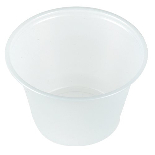 Solo P400-0100 4 oz Translucent Polystyrene Souffle Portion Cup (Case of 2500)